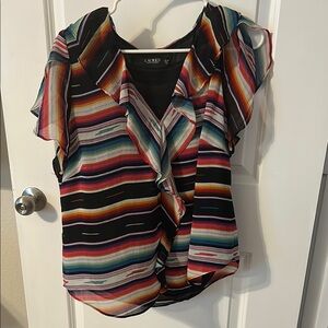 Ralph Lauren Vibrant Striped Blouse